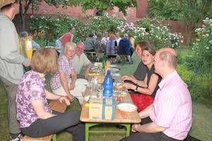 Sommerfest Lübecker Sing- und Spielkreis im Garten des Dompastorats